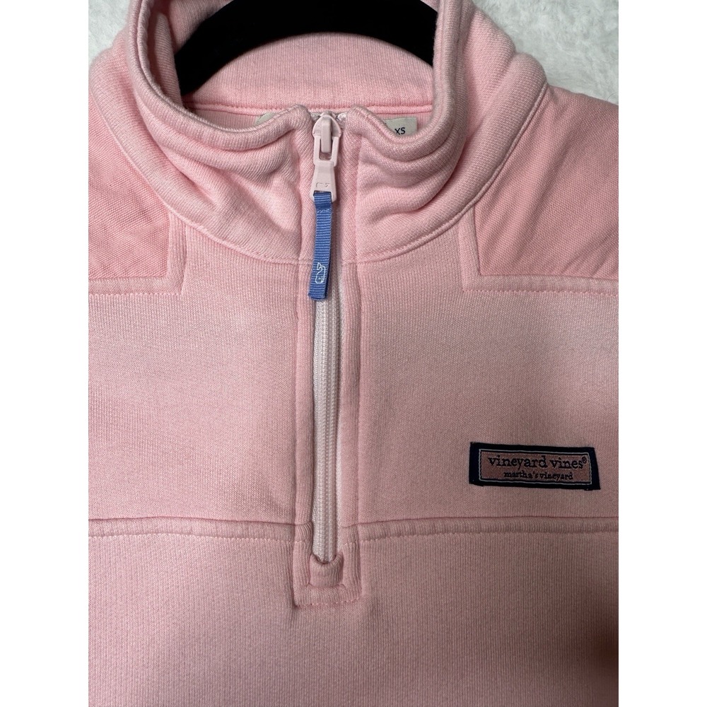Vineyard Vines Light Pink Half-Zip Shep shirt - Picture 3 of 11